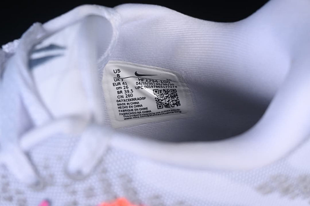 Interior size label showing US 8 and EU 41