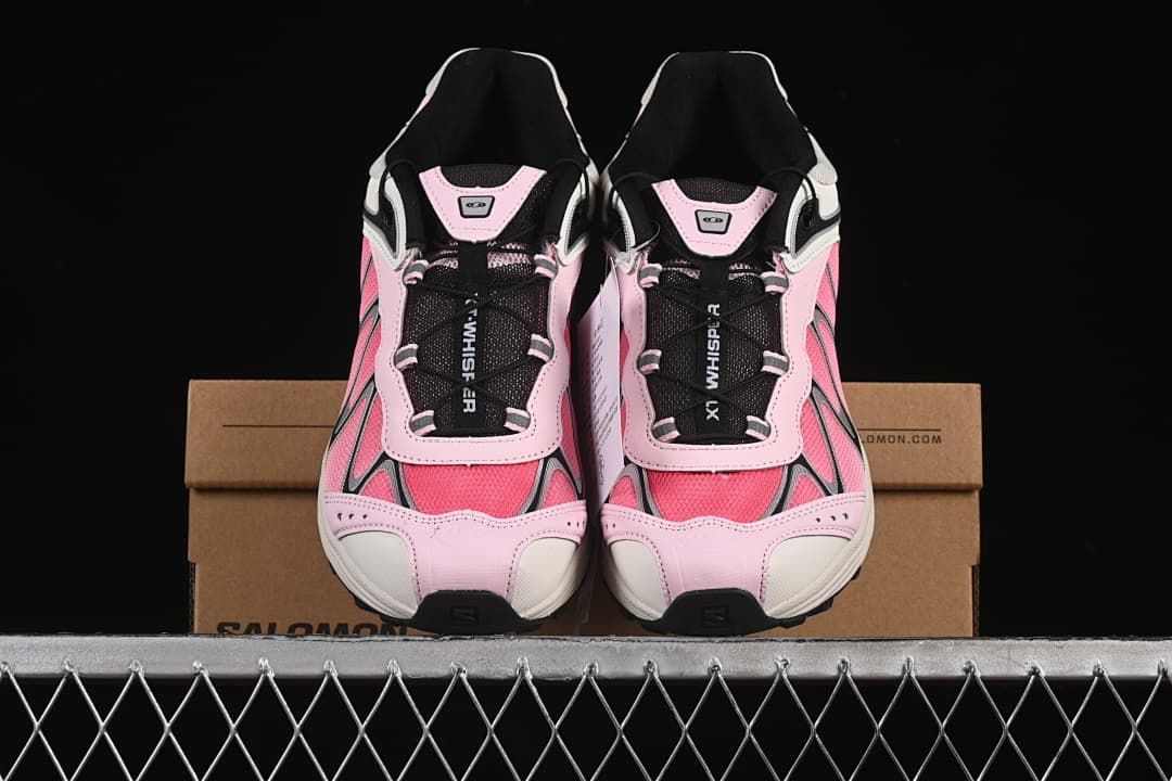 Front view of the pair positioned on the shoe box