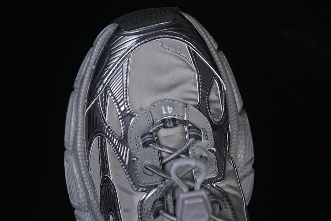 Top view of the sneaker showing its lace-up construction.