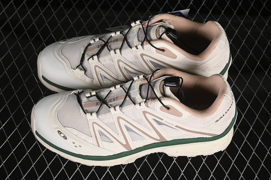Pair of Salomon XT-Quest ADV sneakers shown from above and the side.