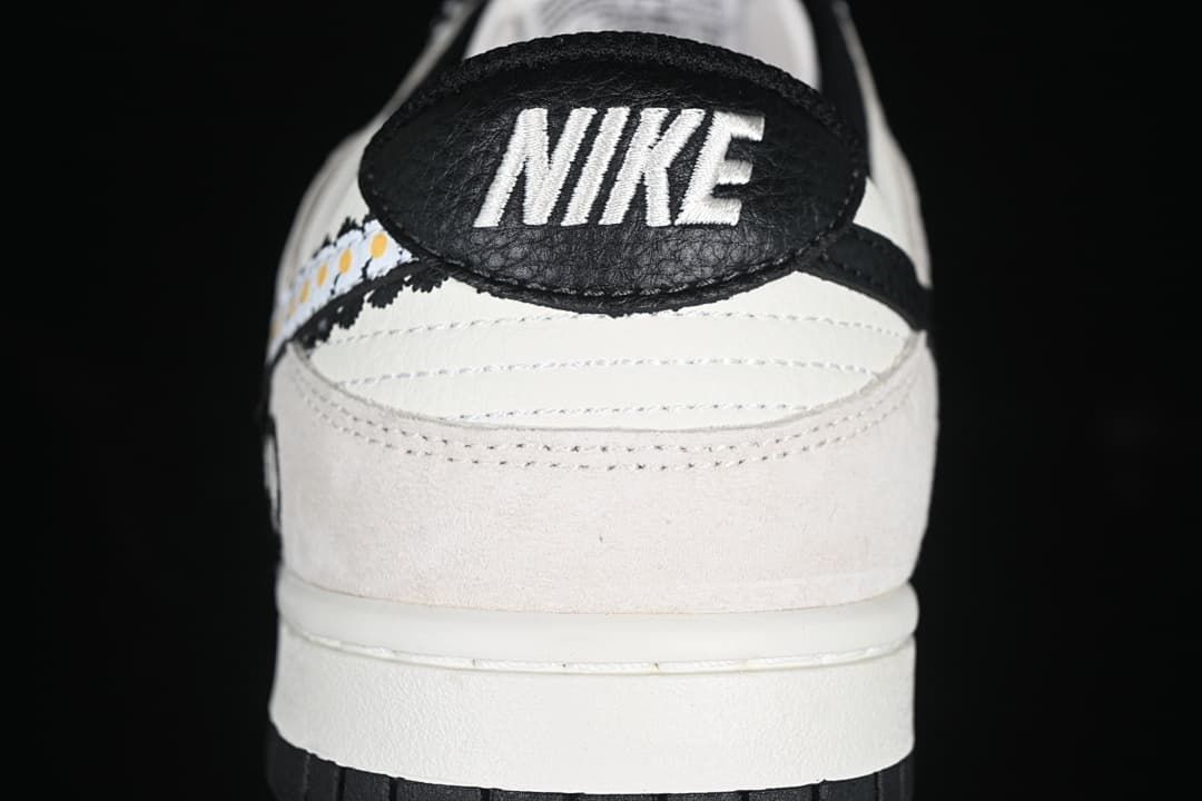 Rear view showing the black Nike heel tab and light-colored heel panels