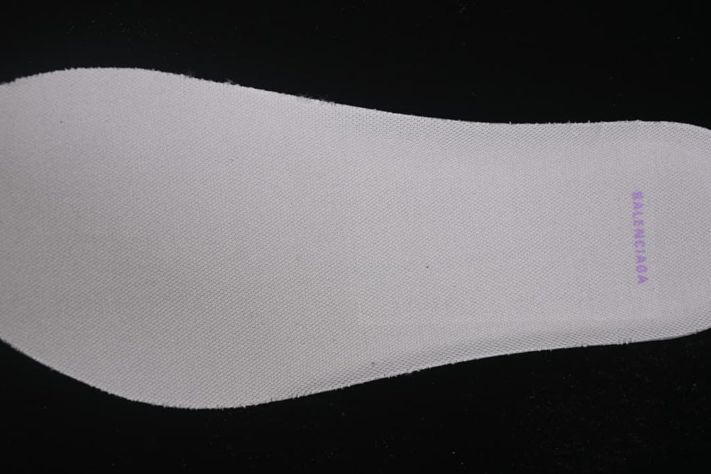 Close-up of the textured insole surface.