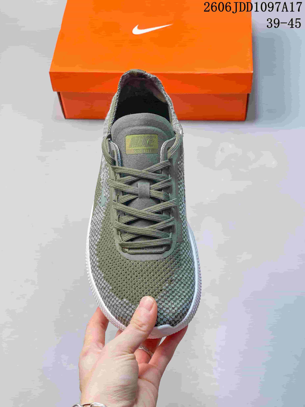 Top view showing the laces, tongue, and patterned upper.