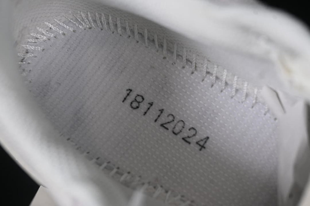 Interior stitching detail inside the shoe