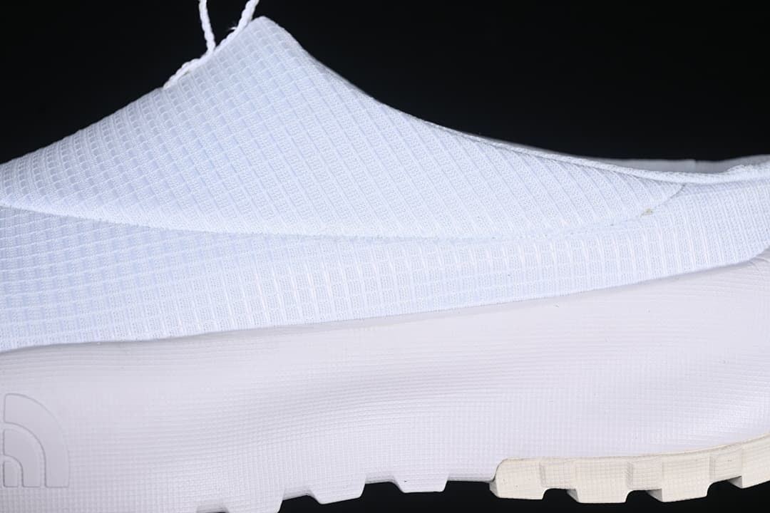 Close-up of the textured upper and side profile
