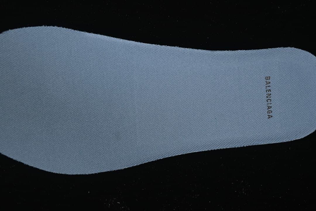 Close-up of the insole with Balenciaga branding