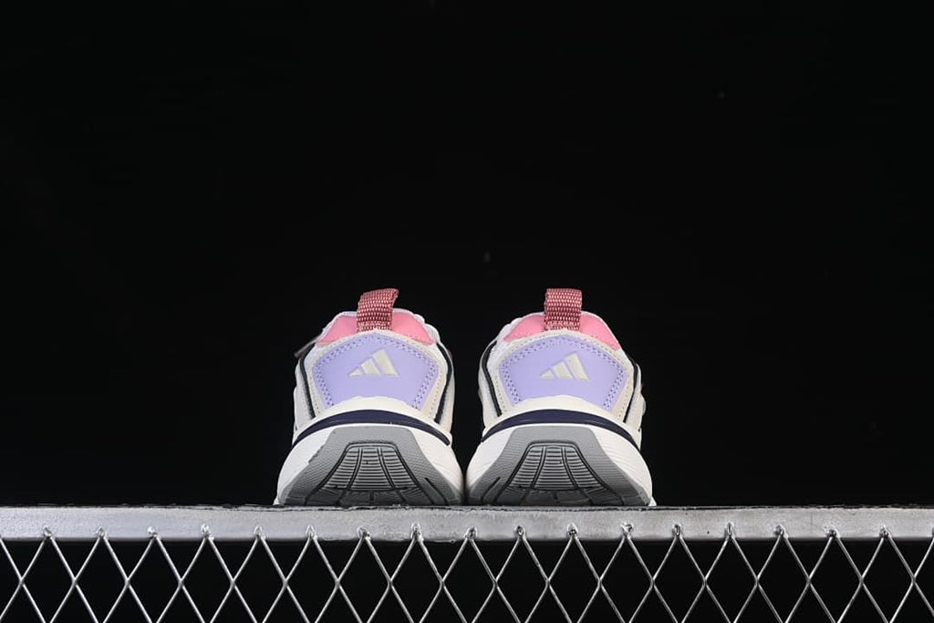 Rear view showing the heel panels and outsole tread