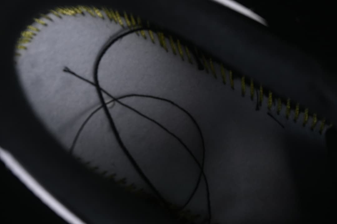 Close-up of interior stitching and lining