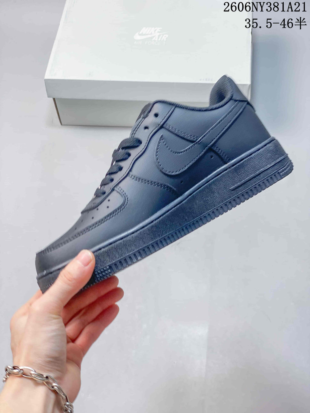 Side view showing the Swoosh and low-top profile