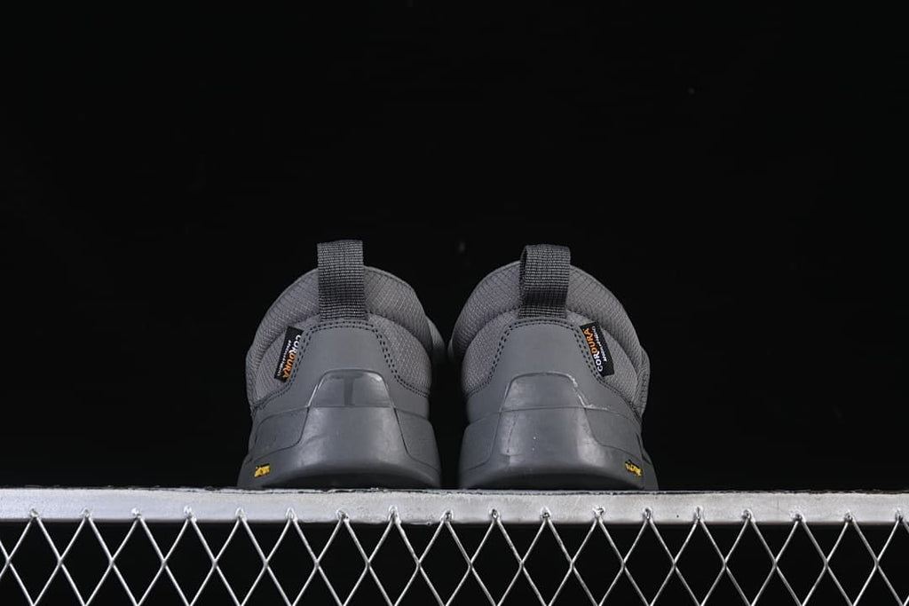 Rear view of both shoes
