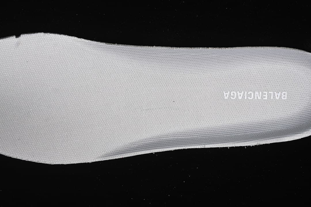 Close-up of the insole with a visible brand marking.