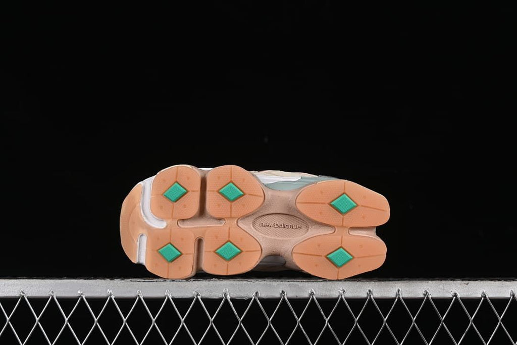 Underside view showing the patterned outsole