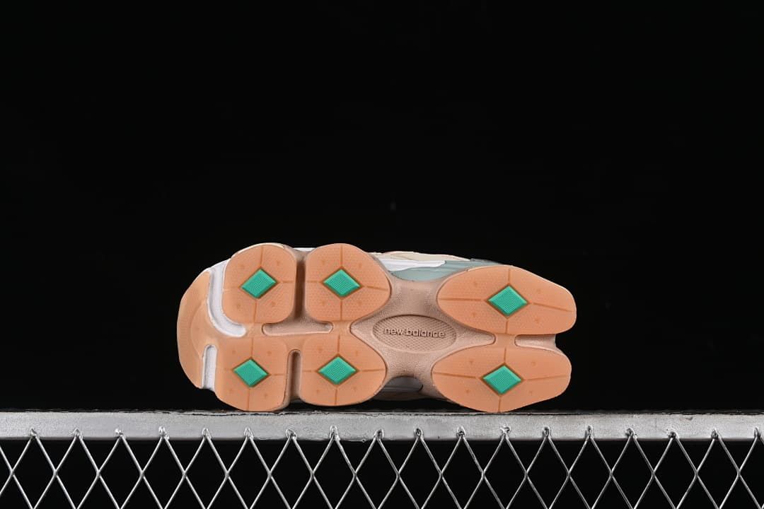 Underside view showing the patterned outsole