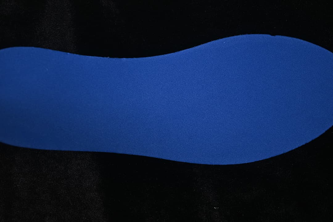 Blue insole shown separately