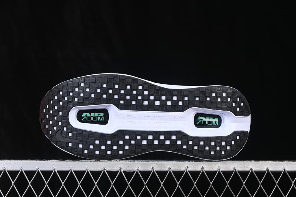 Bottom view of the outsole with visible Air Zoom branding
