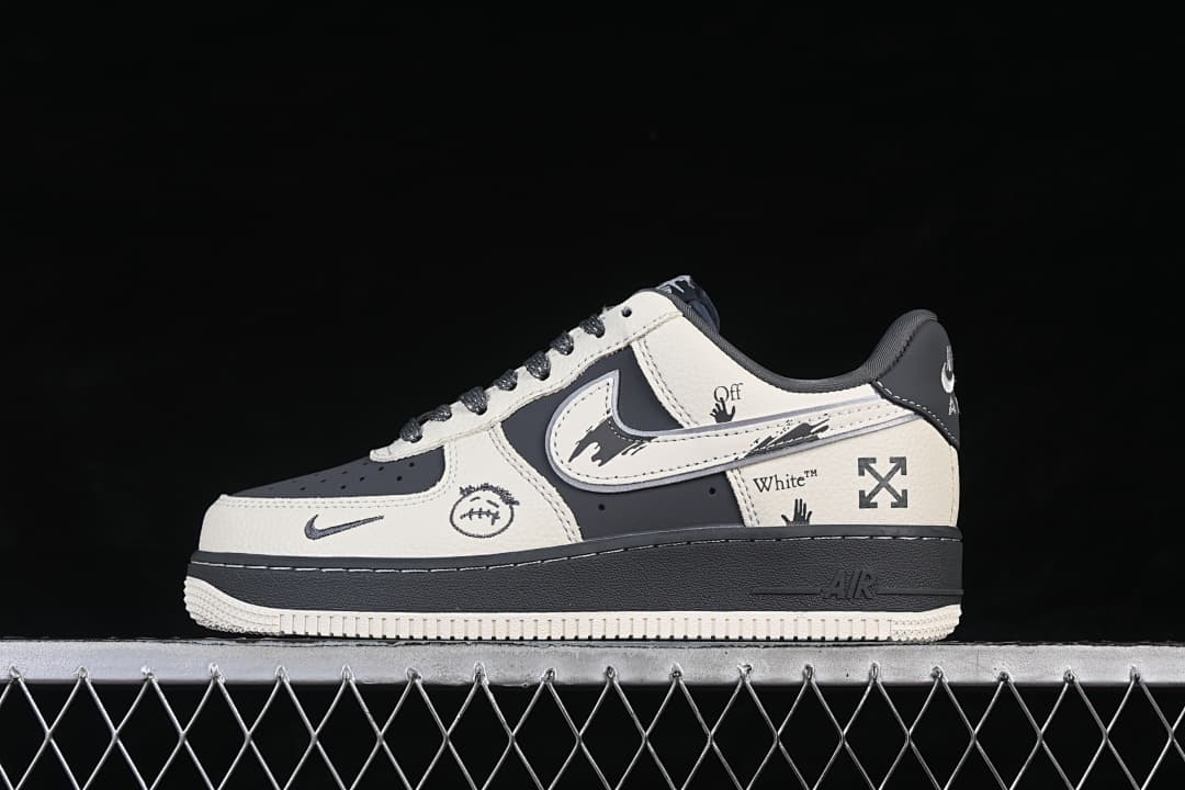 Side view showing graphic details across the Swoosh and sneaker panels