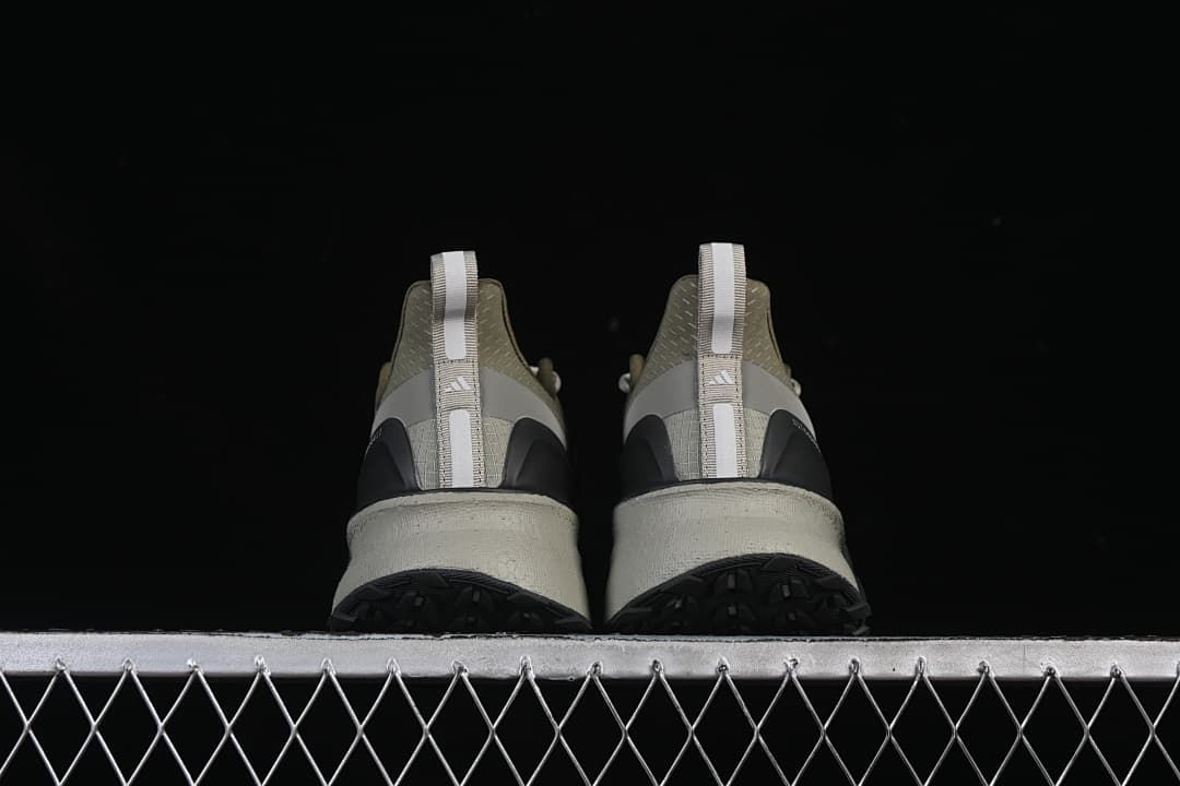 Rear view of both shoes