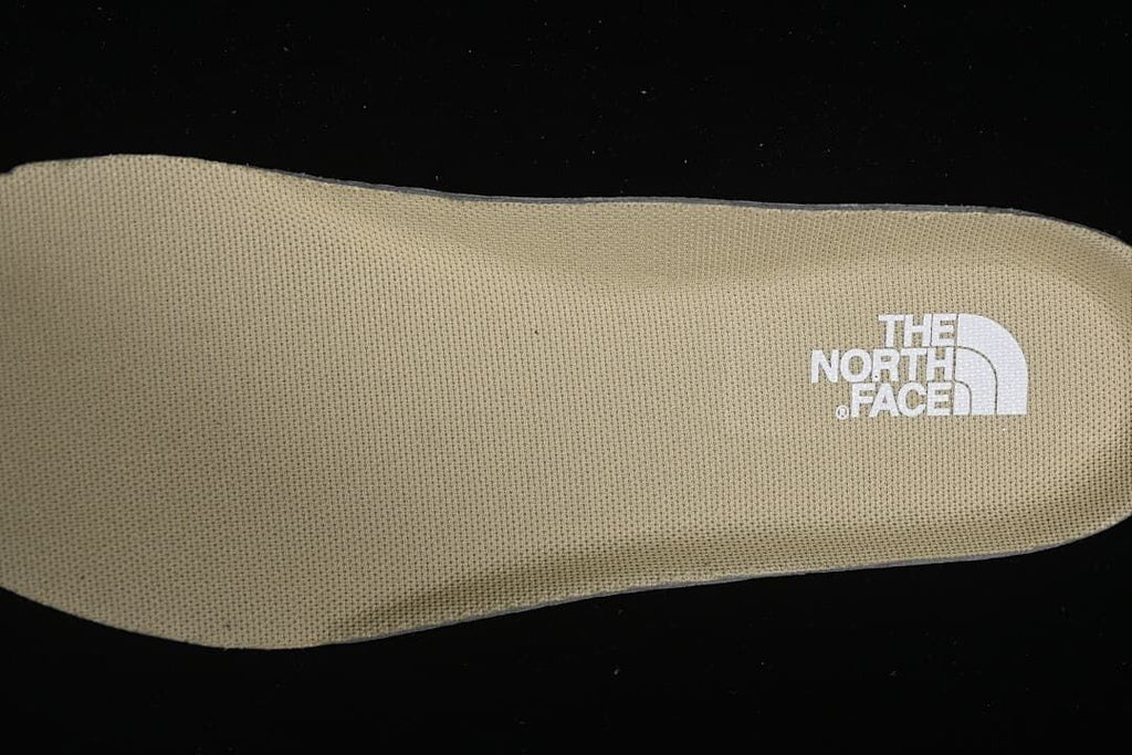 Close-up of the branded footbed surface