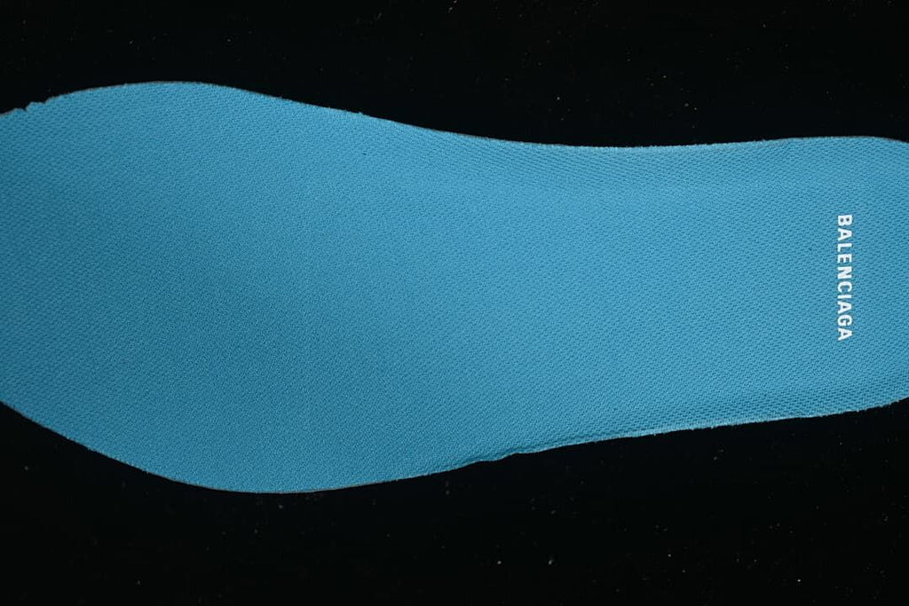 Blue insole with Balenciaga lettering