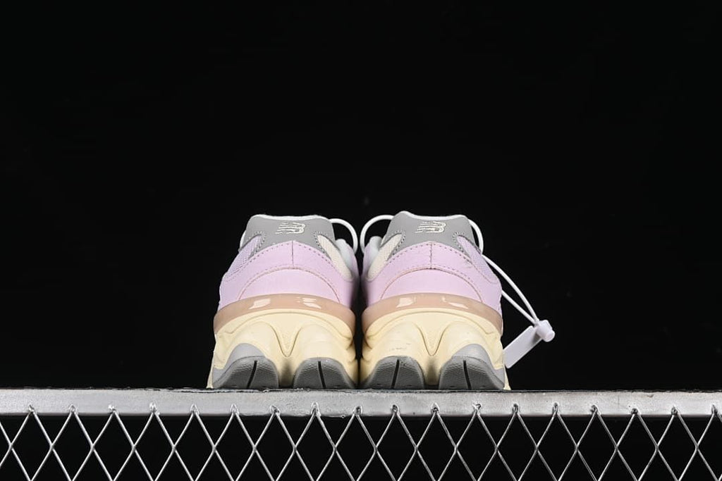 Rear view showing the heels and chunky soles