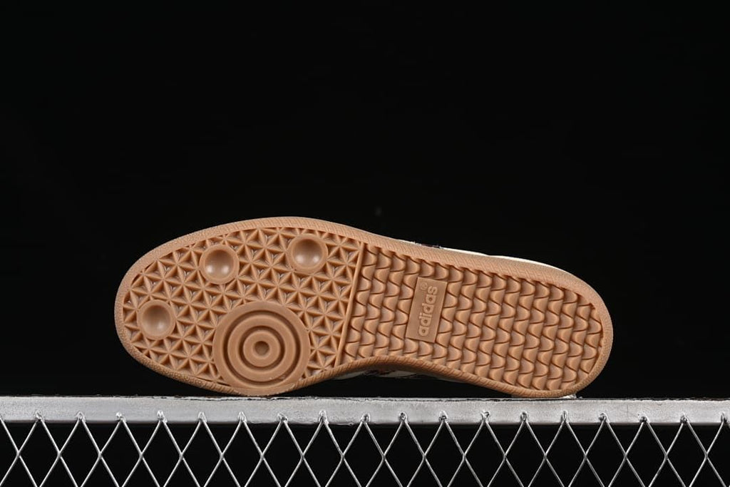 Underside showing the gum-colored outsole tread