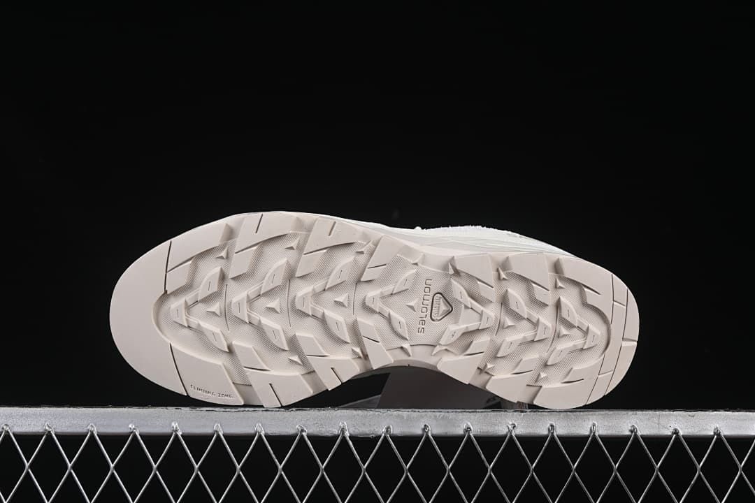 Underside view showing the outsole tread pattern