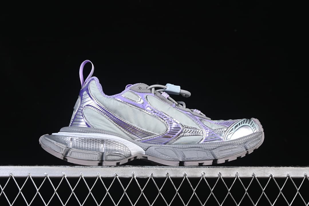Side profile highlighting the chunky sole and layered panels