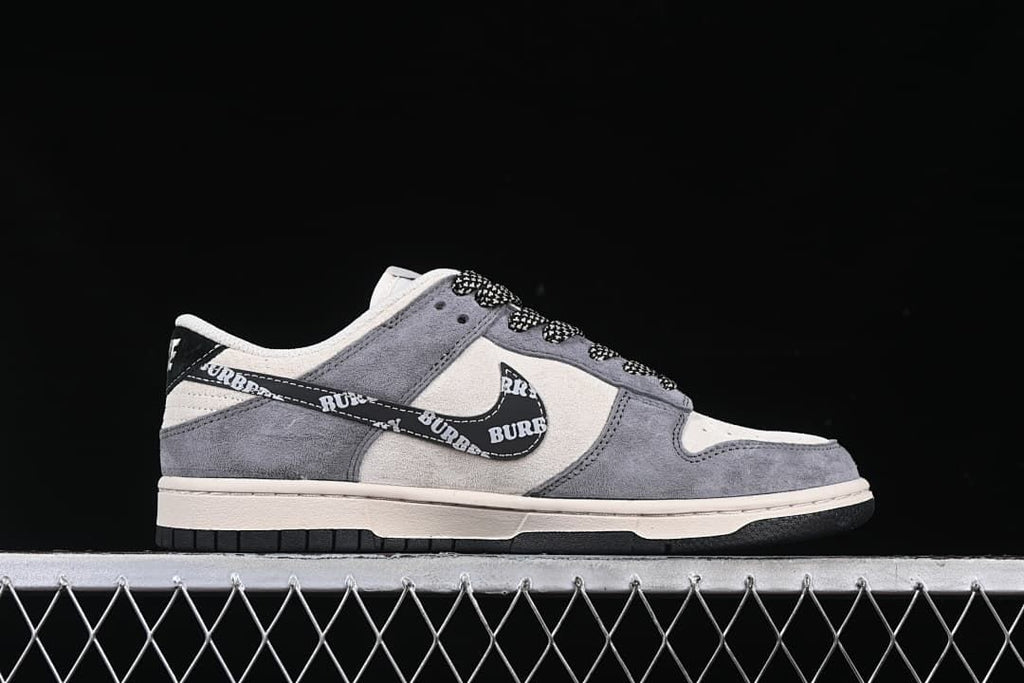 Side profile of the sneaker with printed Swoosh detail