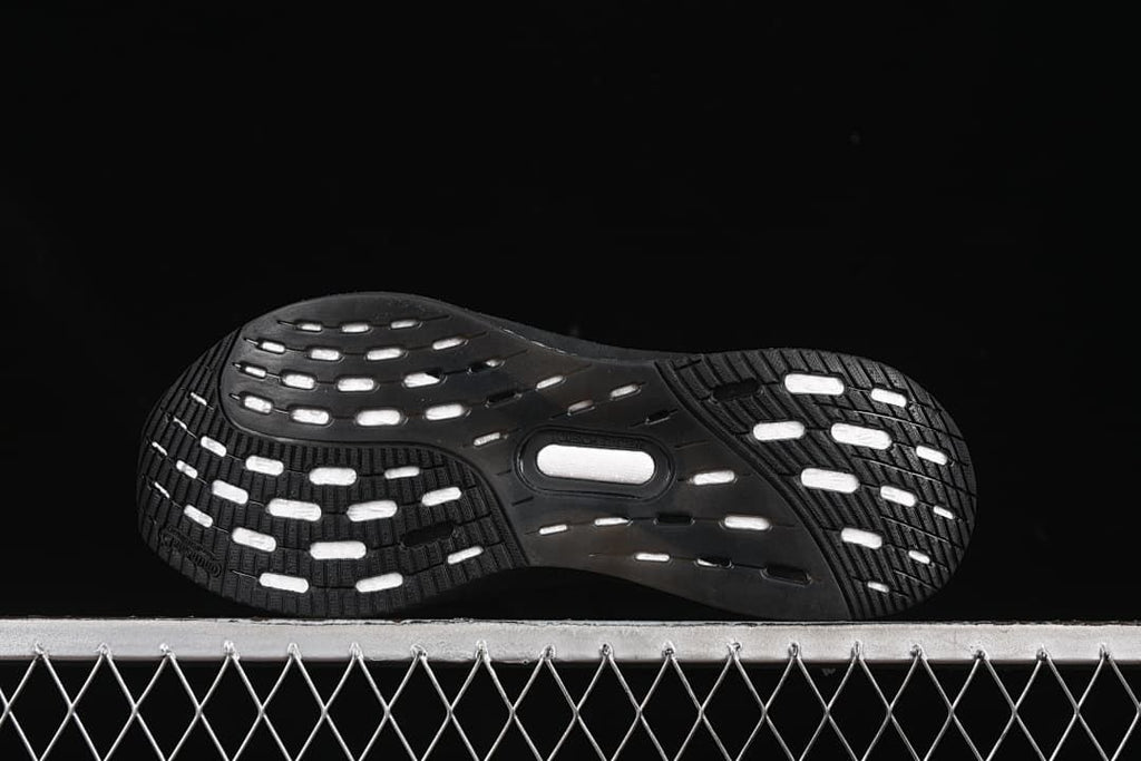 Outsole view showing the tread pattern