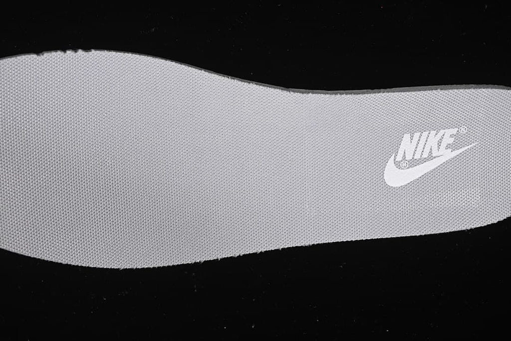 Close-up of the insole with Nike branding