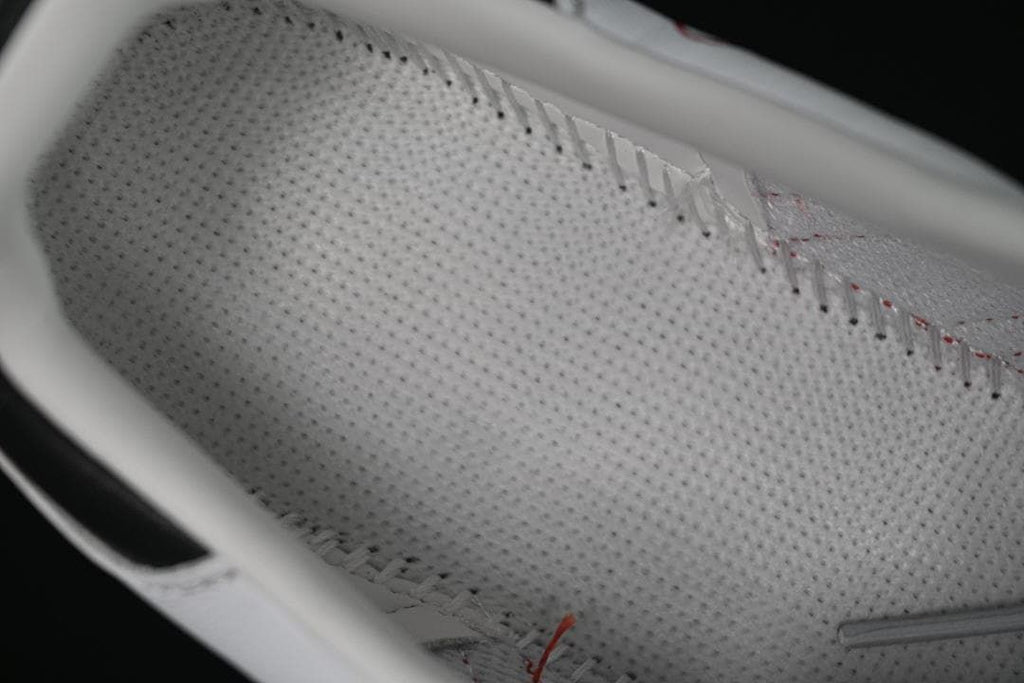 Close-up of the perforated interior lining