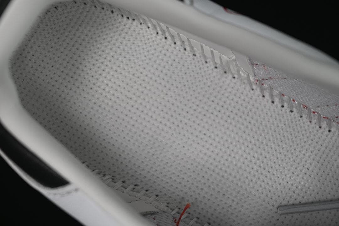 Close-up of the perforated interior lining