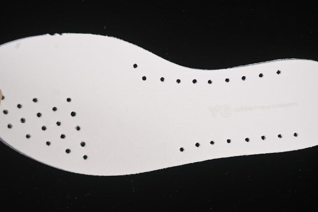 Reverse side of the perforated footbed