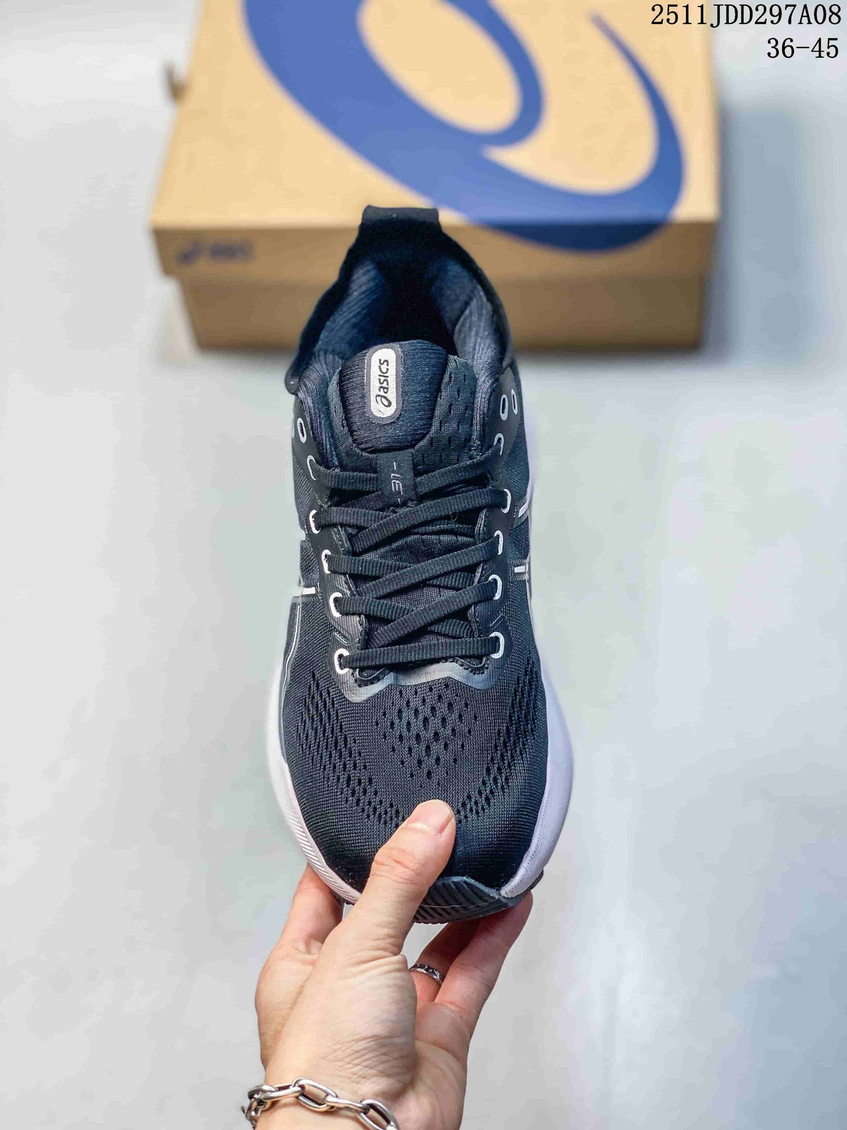 Top view showing the lace-up front, padded tongue, and perforated forefoot.
