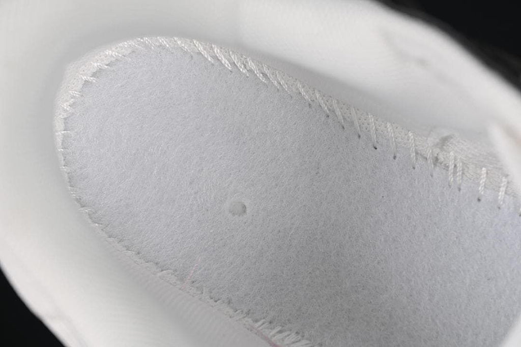 Close-up of the inside stitching and lining
