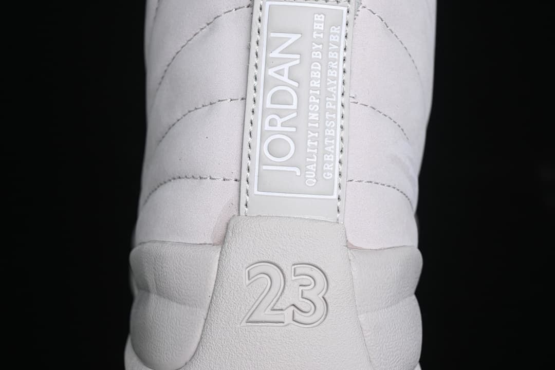 Rear close-up showing the Jordan heel tab and raised 23 detail