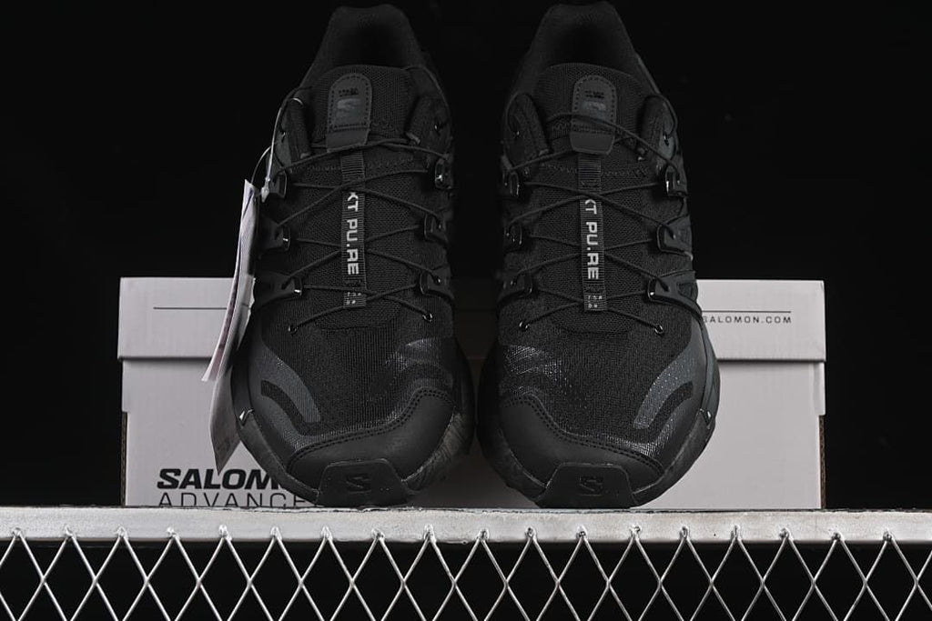 Front view of the pair with the shoe box behind them