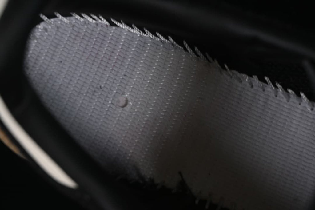 Close-up of the sneaker's inner lining