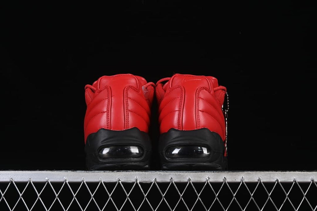 Rear view of both shoes with visible heel air units
