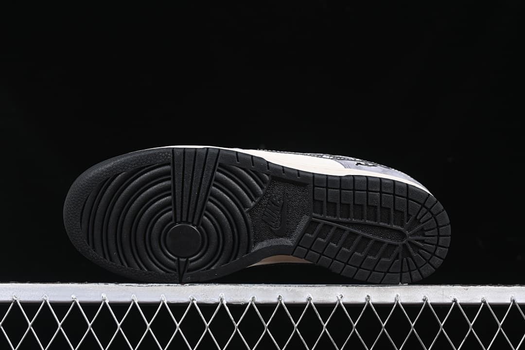 Underside view showing the black rubber outsole tread