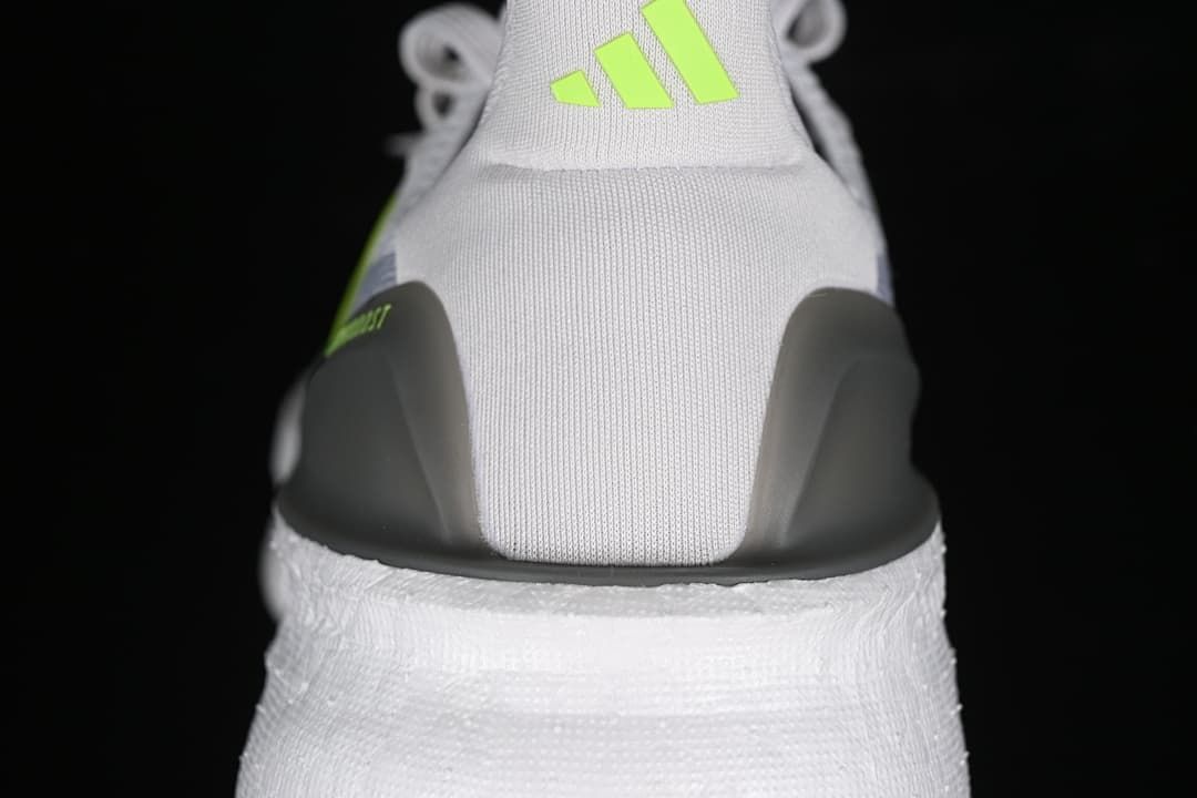 Rear view showing the heel counter and white midsole.