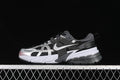 Nike V2K Run 3XL sneaker in black, silver, gray, and white, side view