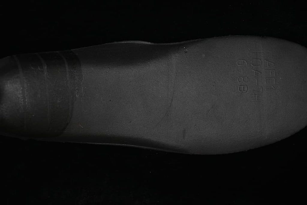 Close-up of the sneaker outsole