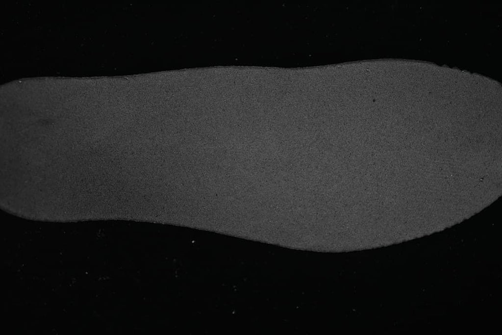 Close view of the sneaker's outsole