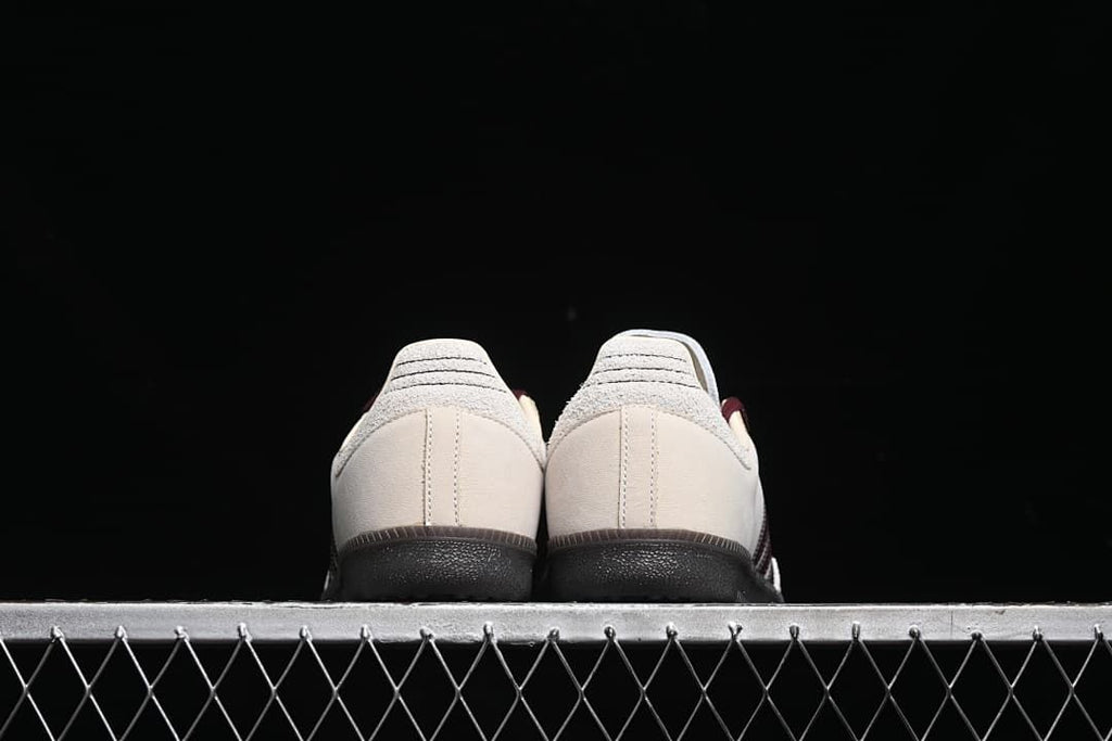 Rear view of both sneakers.