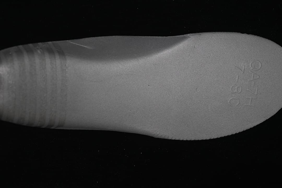 Close-up of the sneaker outsole