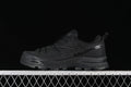 Black Salomon X-ALP MM6 sneaker shown in side profile