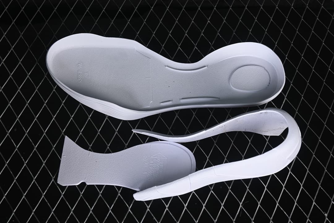 Removable shoe insole and internal component shown separately
