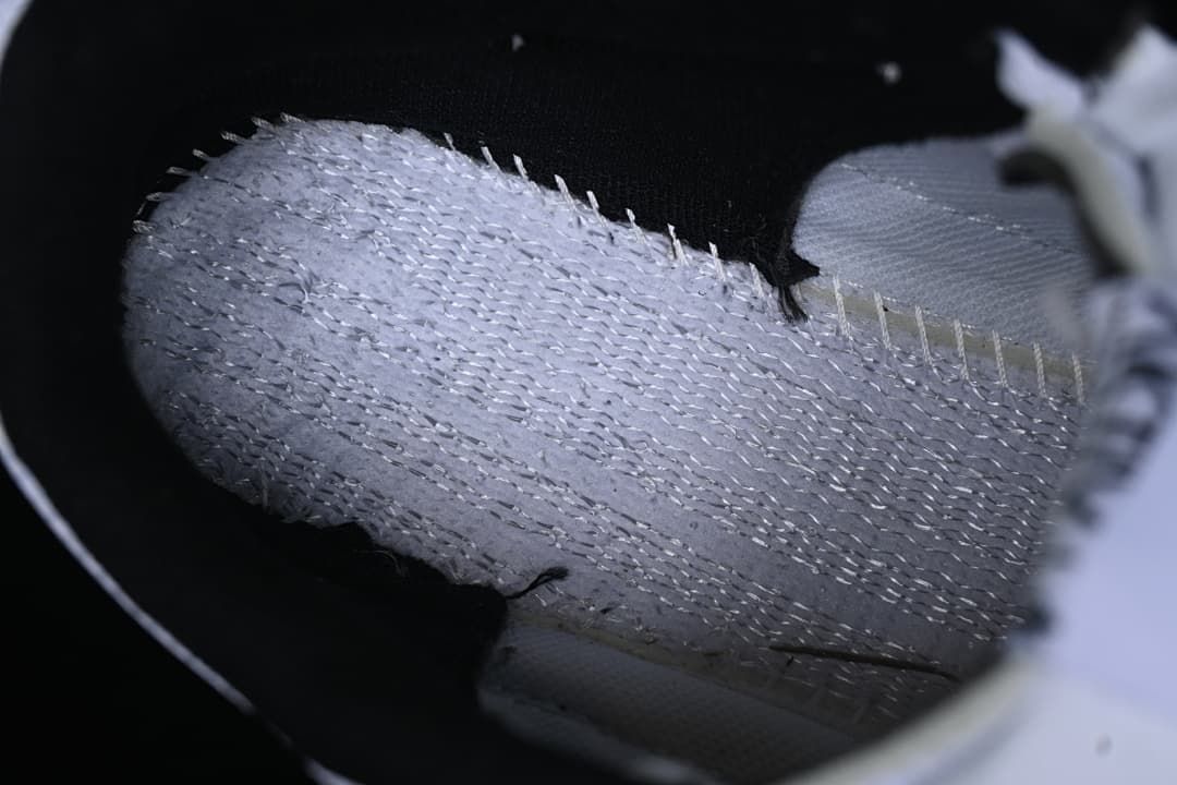 Close-up of the sneaker's interior lining