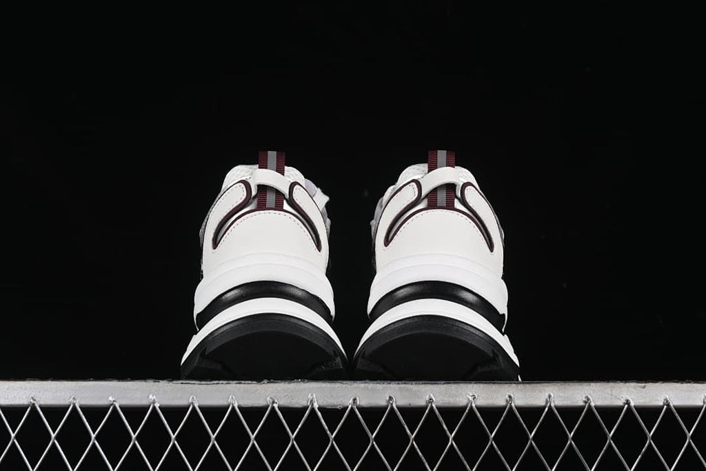 Rear view of the pair showing heel pull tabs